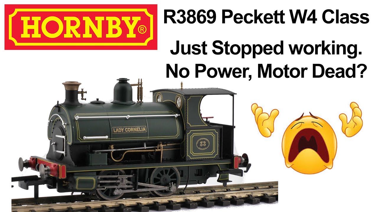 Hornby R3869 Dowlais Ironworks, Peckett W4. Stopped working motor dead