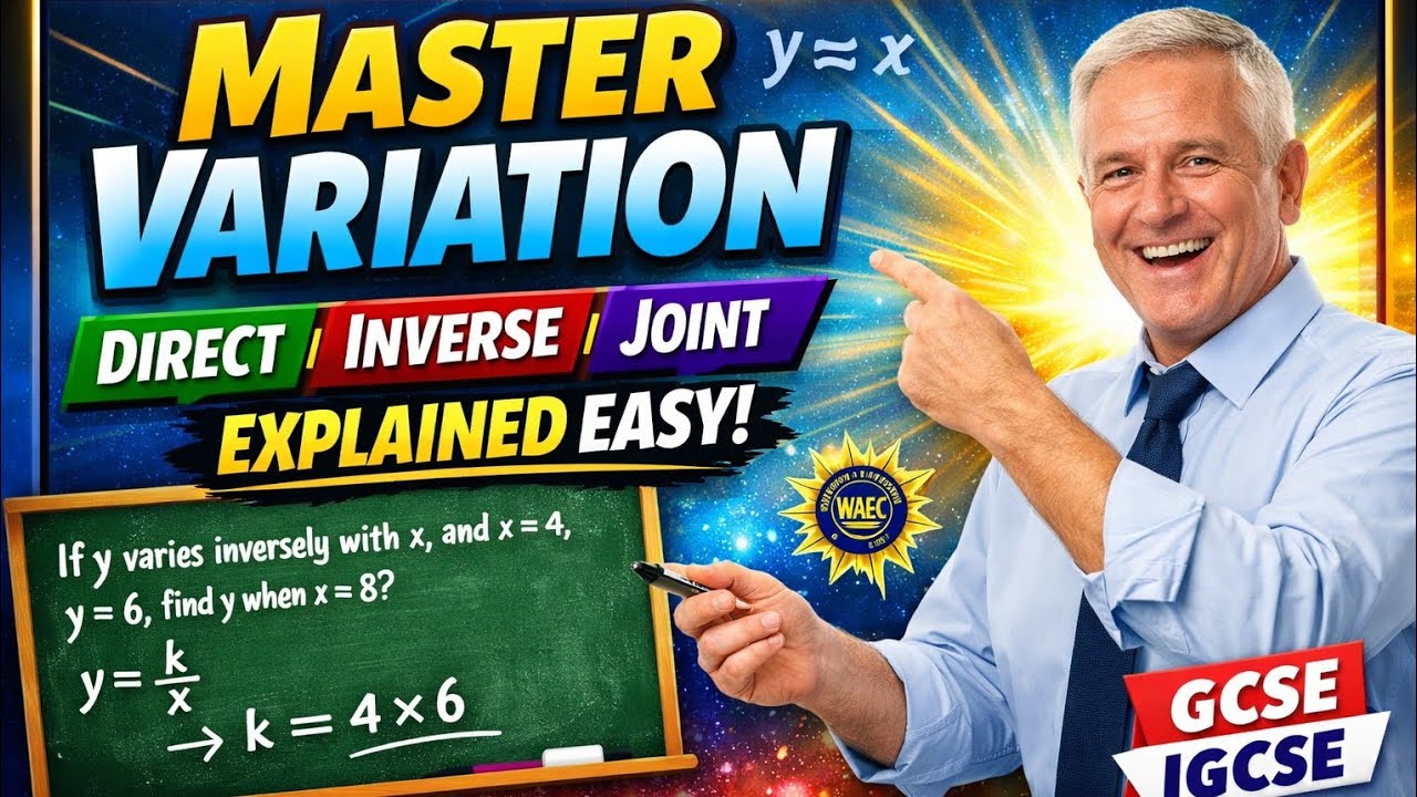 The Secret to Solving Joint Variation Questions in Seconds  WAEC, IGCSE & GCSE Students Worldwide...
