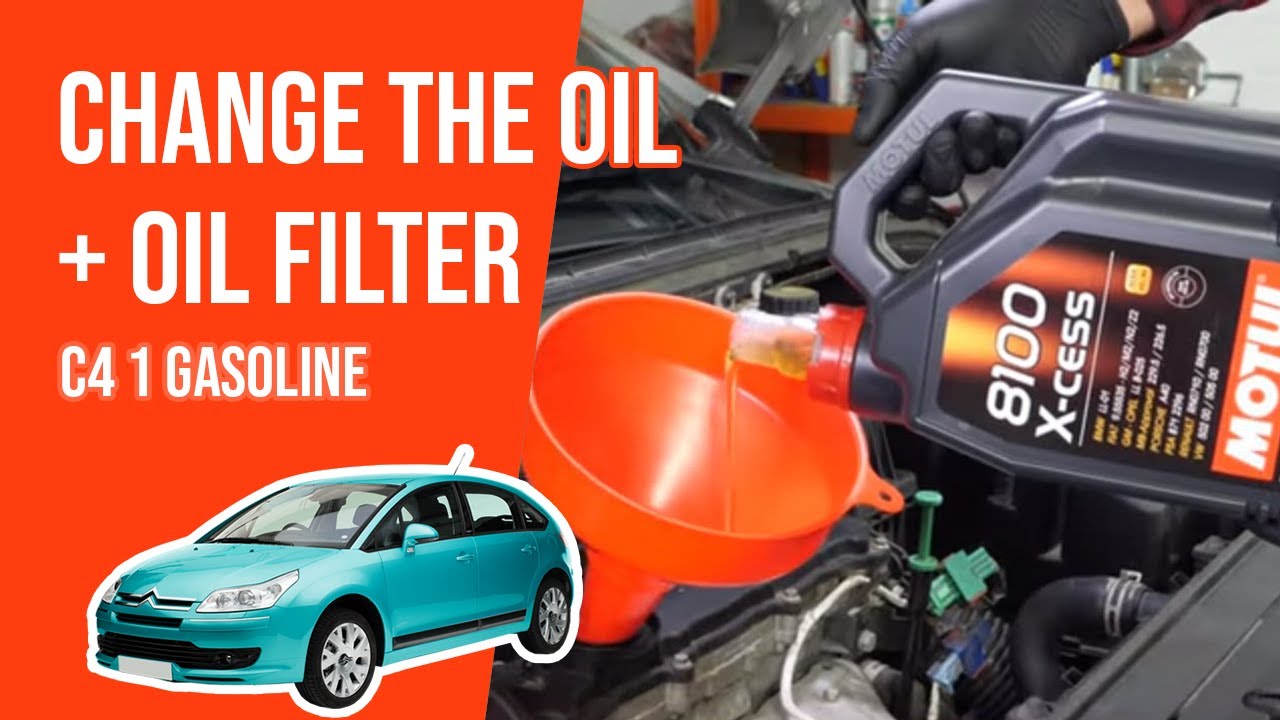 Change the oil and the oil filter C4 mk1 1.4 16V 🛢