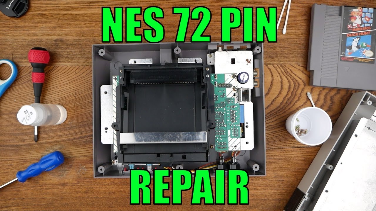 NES 72 Pin Connector Repair - Try Before Replacing the Nintendo 72 Pin Connector
