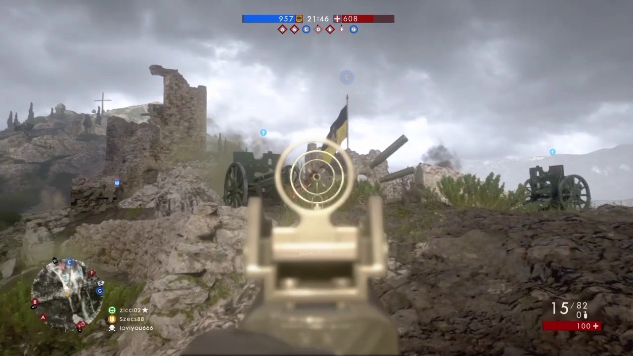 Battlefield 1 Multiplayer gameplay montage