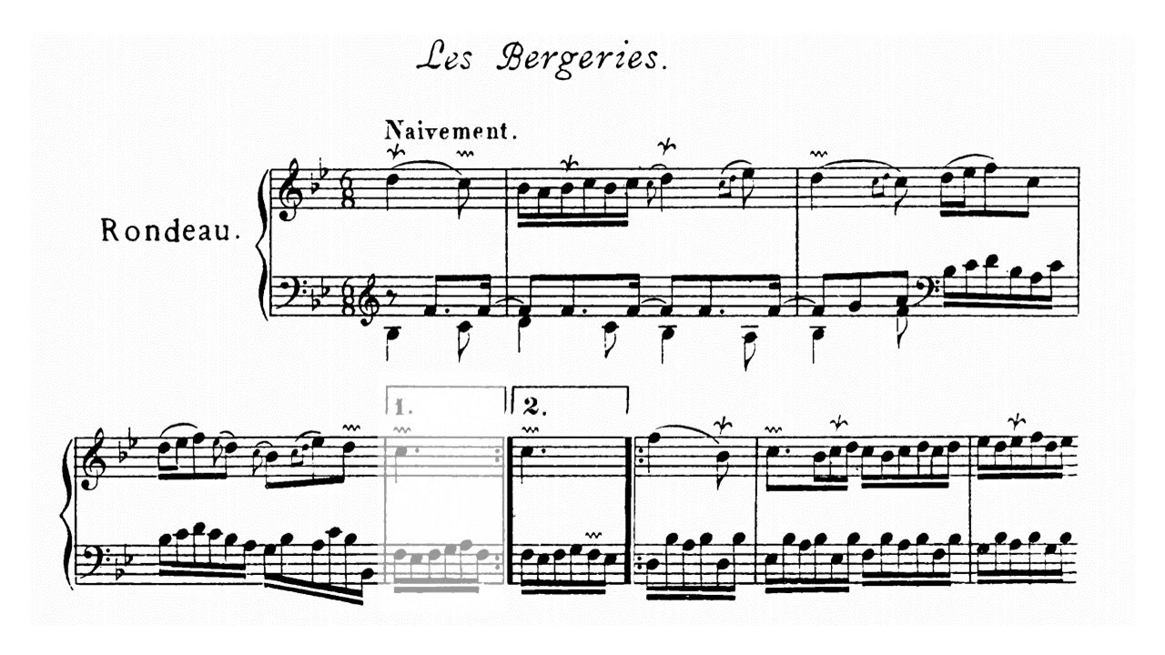 François Couperin - Les Bergeries