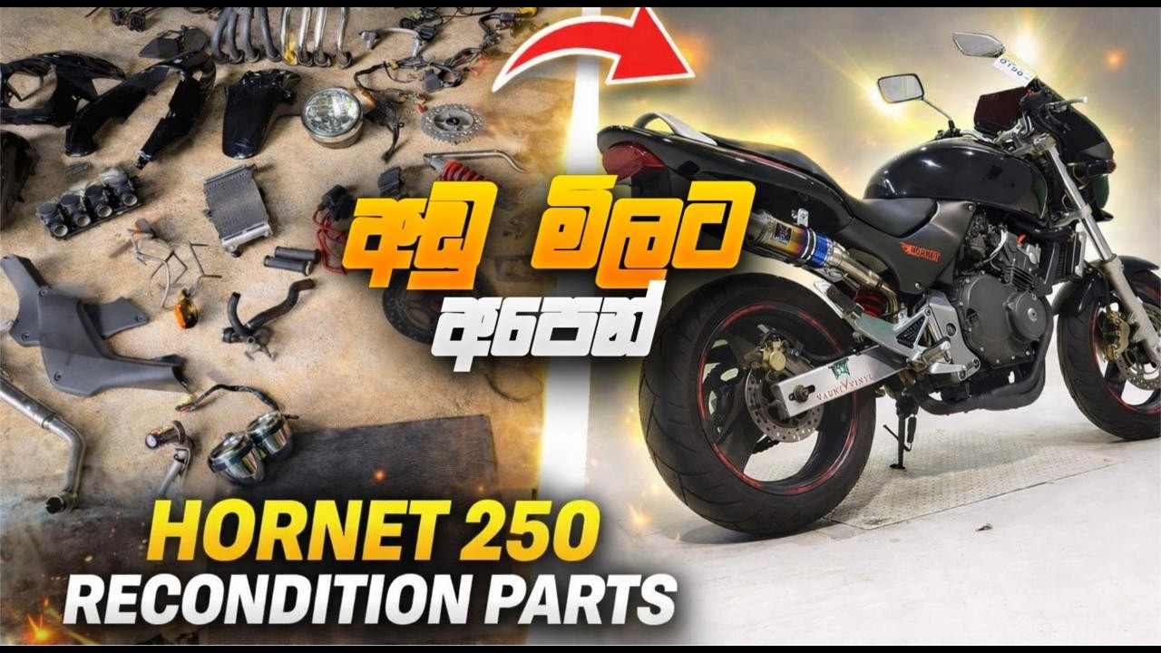 Hornet 250 All Parts Lowest Price in Sri Lanka 🇱🇰 | හොනට් බයිසිකල් සදහා අමතර කොටස් අඩු මිලට අපෙන් 🥰