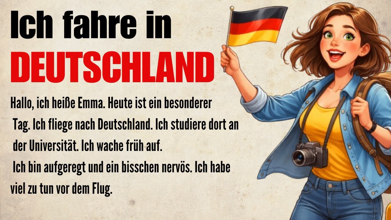 Learn German A1-A2 | Easy German Story | study in Germany | (For Beginners)