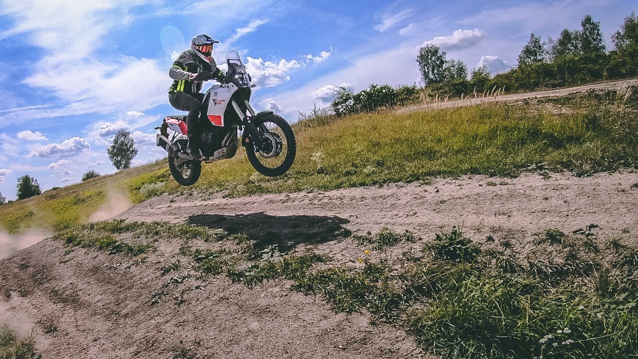 Yamaha Ténéré 700 | První test v terénu a první crash | Jak dopadla?