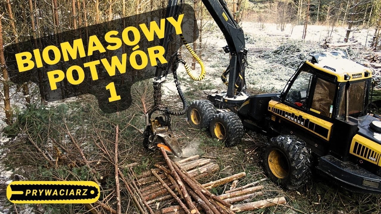 BIOMASOWY POTW&Oacute;R 1🌲Operator Harwestera🌲Ponsse Ergo🌲Prywaciarz
