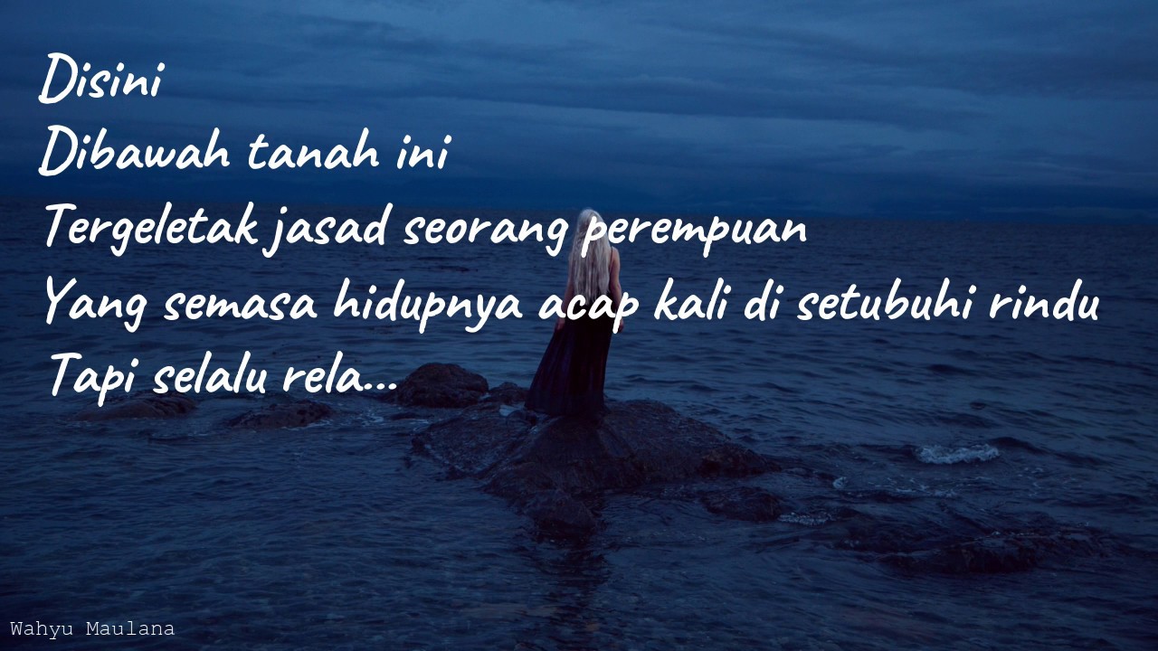 Amigdalah - Ada Yang Lebih Tabah Dari Hujan Bulan Juni (Unofficial Video Lyrics)