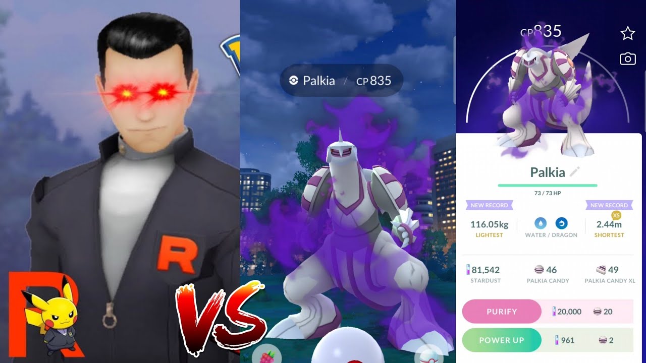 How to Beat Giovanni & Catch Shadow Palkia in #pokemongo