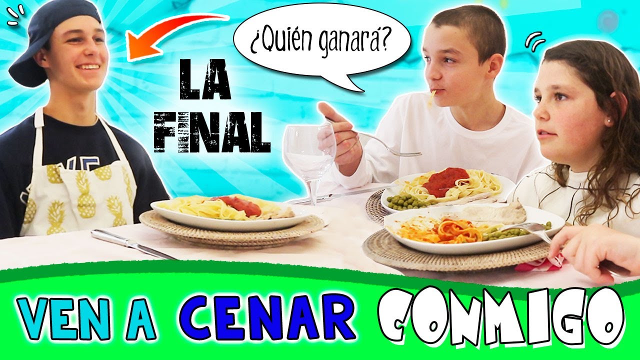 VEN A CENAR CONMIGO 🍽 ¡MATEO hace la CENA a SUS HERMANOS! 👨‍🍳 FINAL Ven a CENAR con THE CRAZY HAACKS