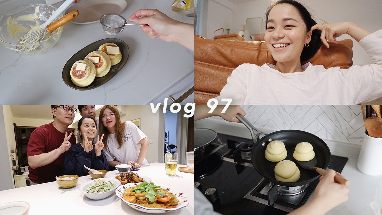 VLOG 97 | 双十一购物车分享 | 舒芙蕾松饼🥞 | 电视机支架 | 去Sylvia家吃饭 | 日本烤肉店 | 皮皮又拆家啦 | 新加坡生活日常