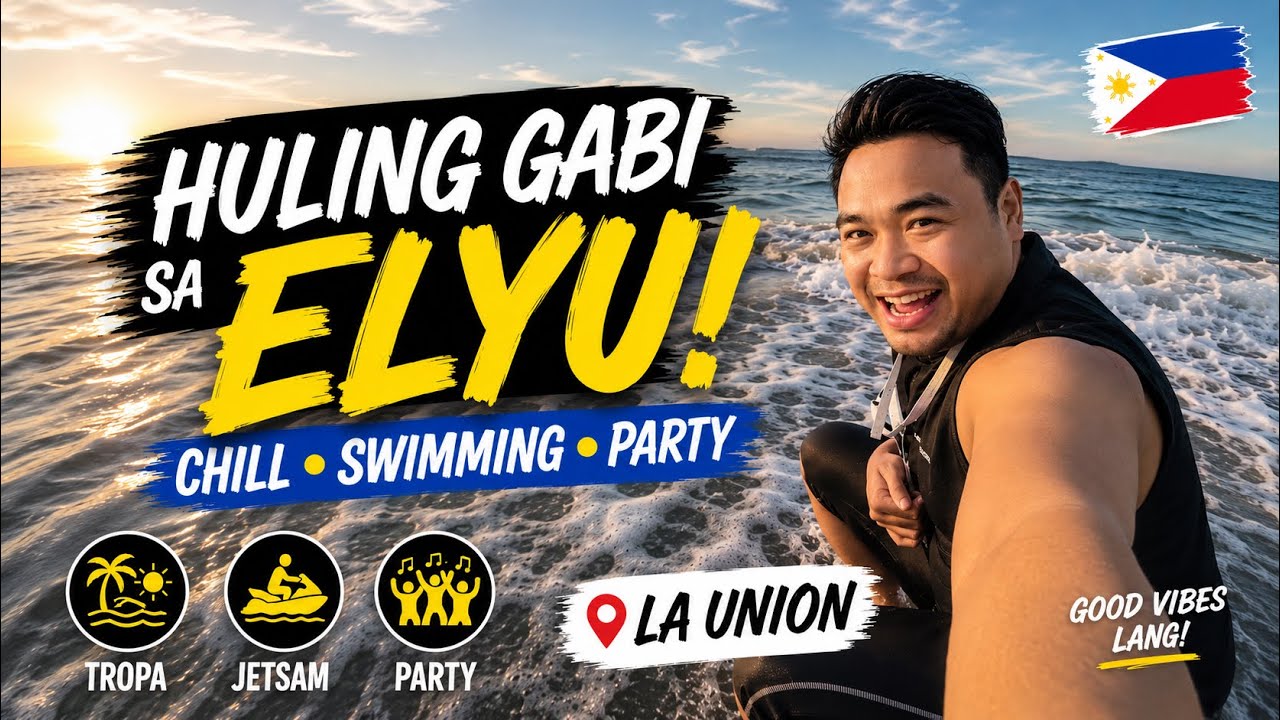 HULING GABI SA ELYU: Chill Inuman, Swimming, at Party w/ Tropa sa Flotsam & Jetsam! 🇵🇭 | Nico Dormis