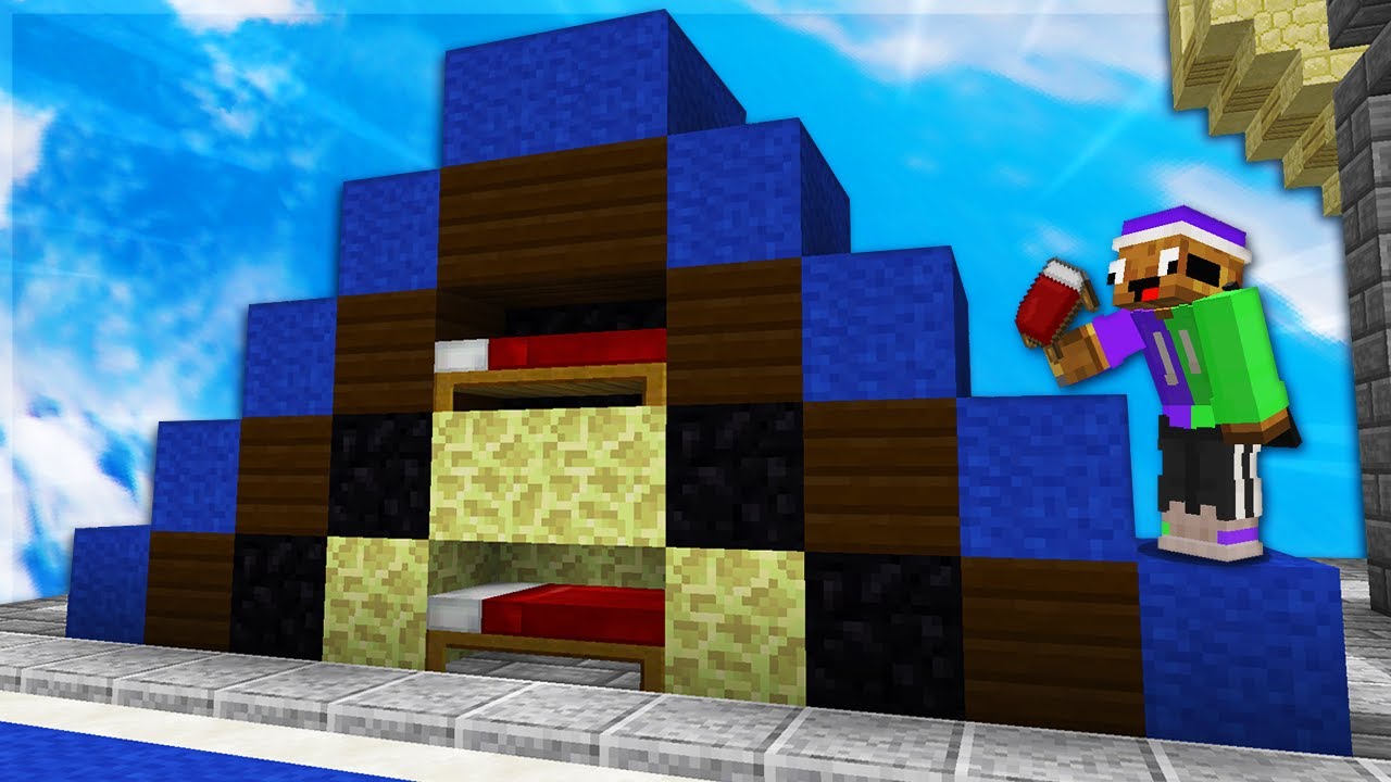 Hiding Beds in a ENEMY Bed Defense in Bedwars