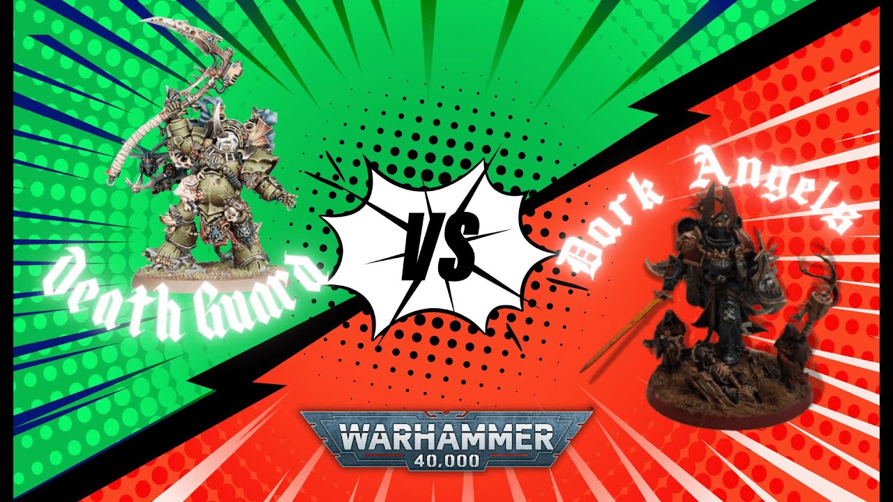 Темные Ангелы VS Гвардия Смерти|Warhammer 40k репорт 1000 очков|Чума Предательства