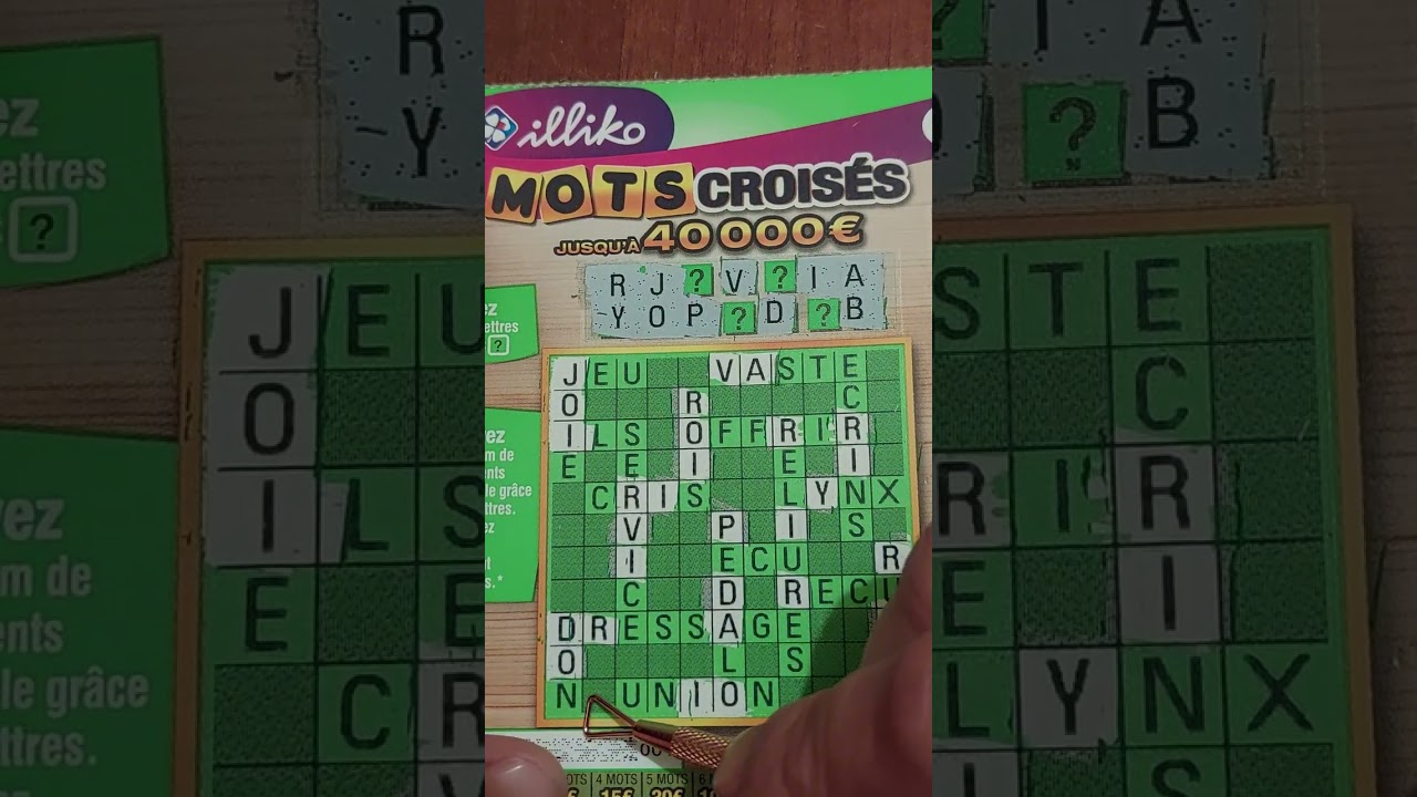 🔞⛔️🇨🇵Grattage 5 mot crois&eacute;s &agrave; 3&euro;🤑🤑🤑
