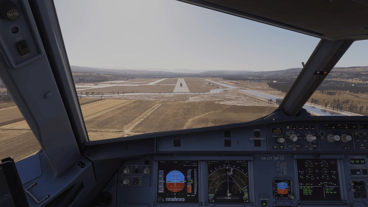 Cluj-Napoca LRCL Landing | Fenix A320 | MSFS2024