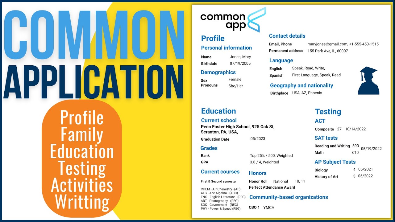 How to Complete the Common Application to Colleges