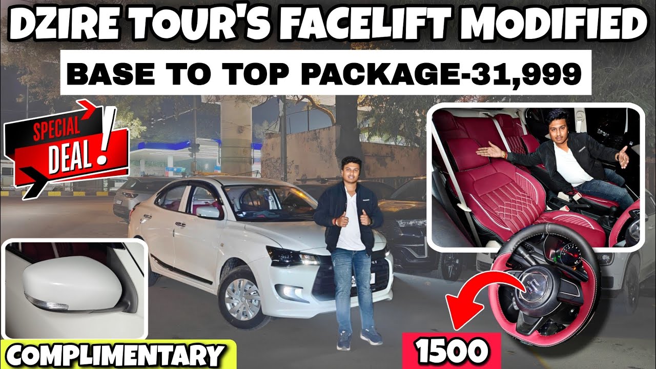 New Maruti Suzuki Dzire Facelift Tour's 2026 Genuine Modified✅|Price|Feature| Dzire facelift 2026#yt