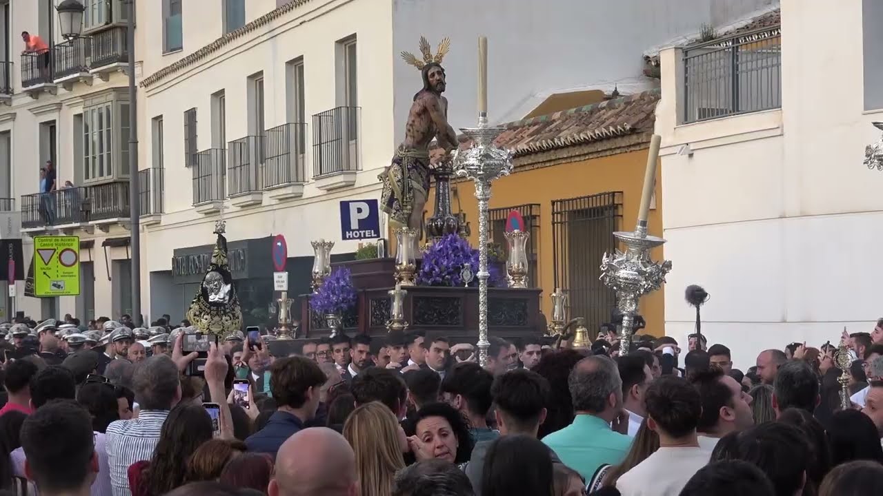 DÍAS DE PASIÓN : TRASLADO DE FUSIONADAS , ENCIERRO DESDE SU CASA HERMANDAD ( MÁLAGA ) 2025