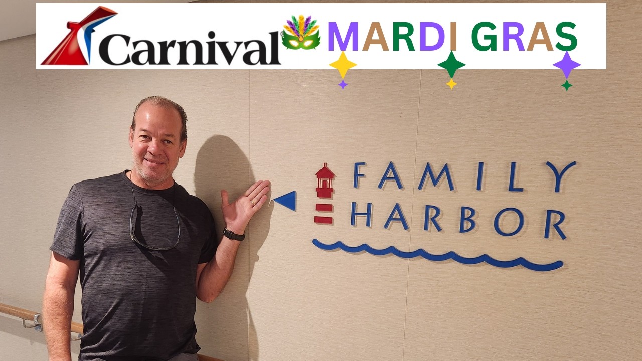 Carnival Mardi Gras Room & Family Harbor Tour