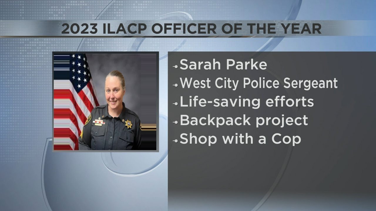 ILACP names West City Sgt. Sarah Parke as Officer of the Year