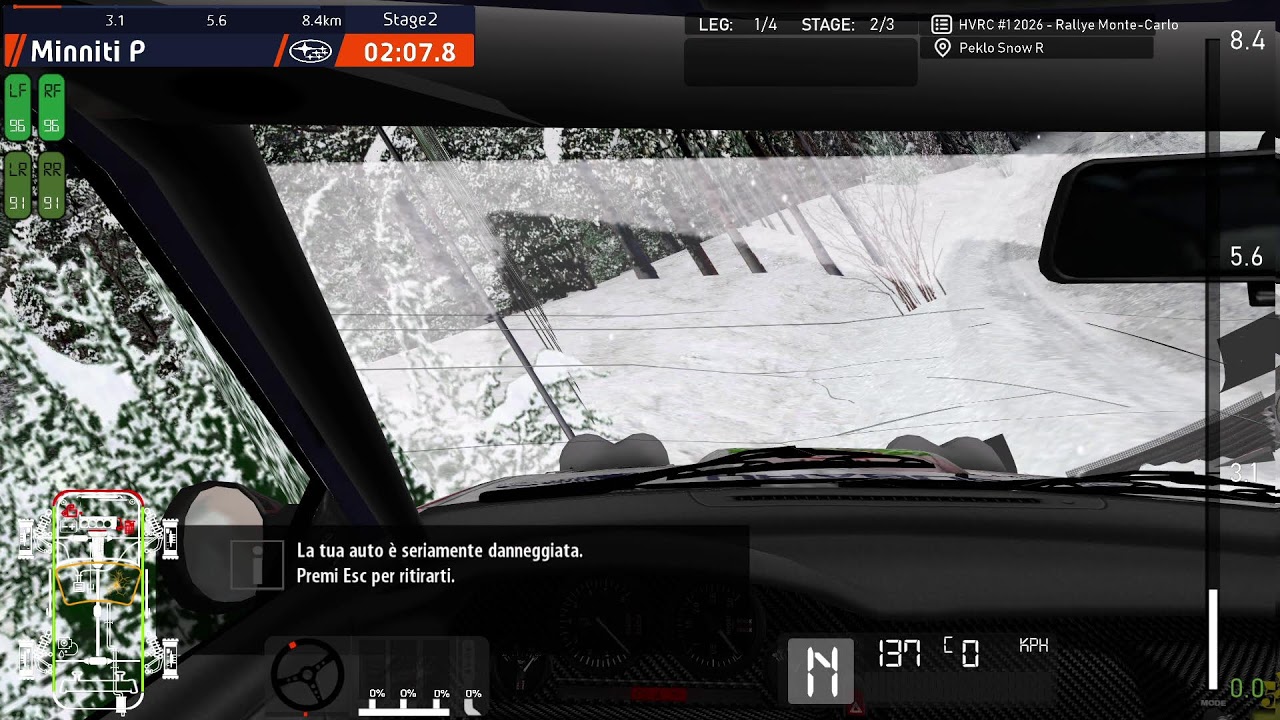 RBRHVRC #1 2026 - Rallye Monte-Carlo  A8 Subaru 555