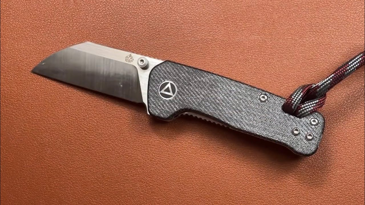 QSP Mini Penguin in Denim Micarta