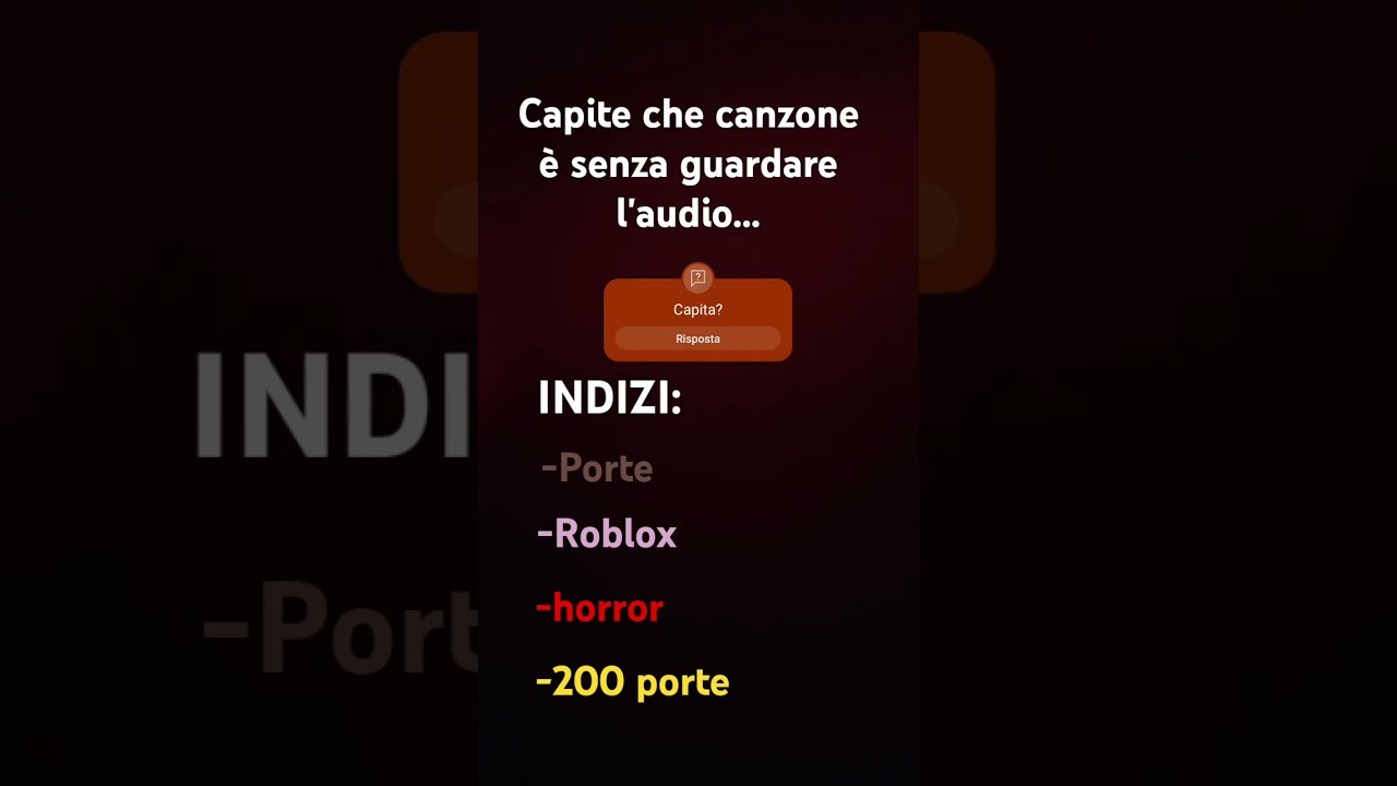 CHE CANZONE È (MODALITÀ FACILE)