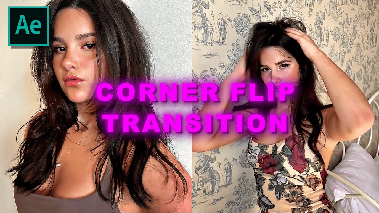 HOW TO : CORNER FLIP TRANSITION | After Effects Tutorial