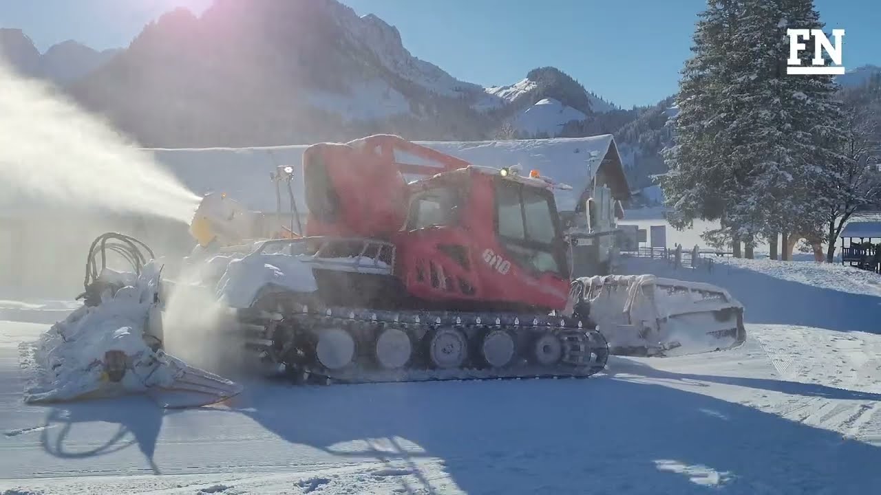 Der Schnee ist endlich da – das Team der Kaisereggbahnen arbeitet auf Hochtouren.