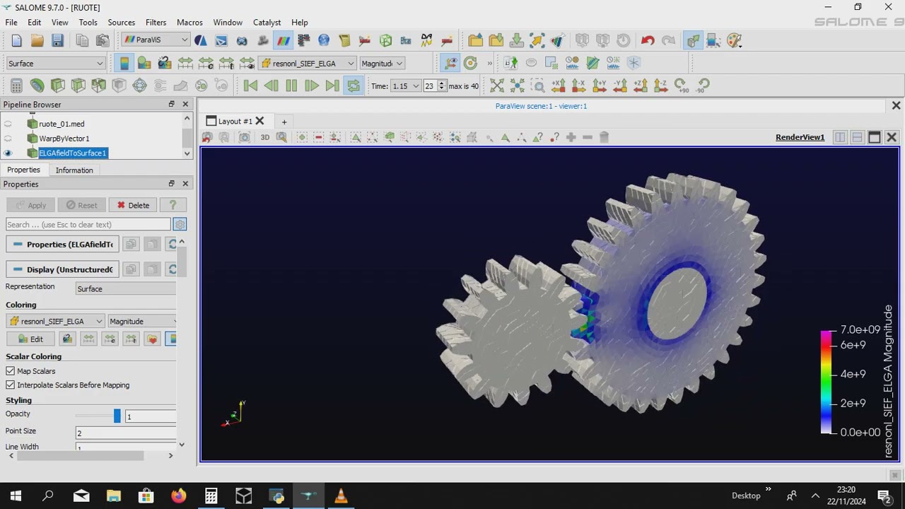This is Code Aster not Cast 3M