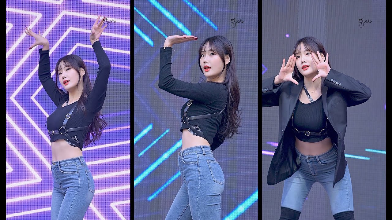 [4K] 최홍라 치어리더 - NEXT LEVEL & BLACK MAMBA (AESPA 에스파) 직캠 221028