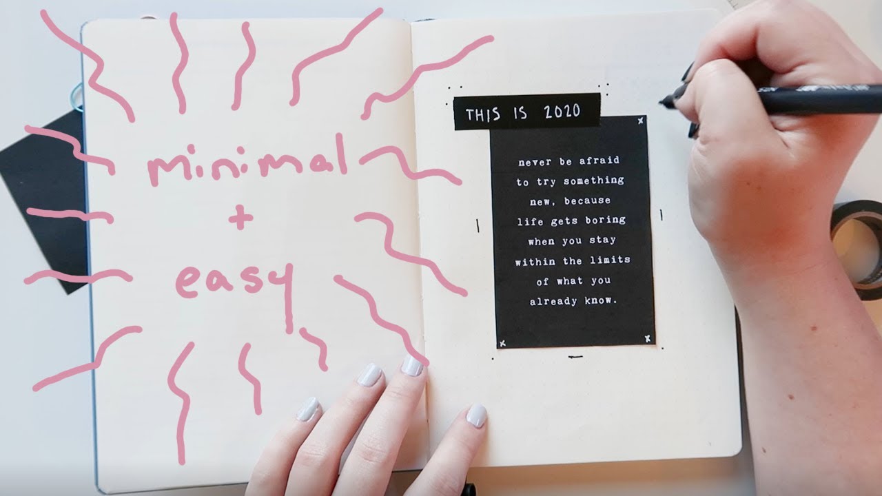 My Super Simple 2020 Bullet Journal Setup