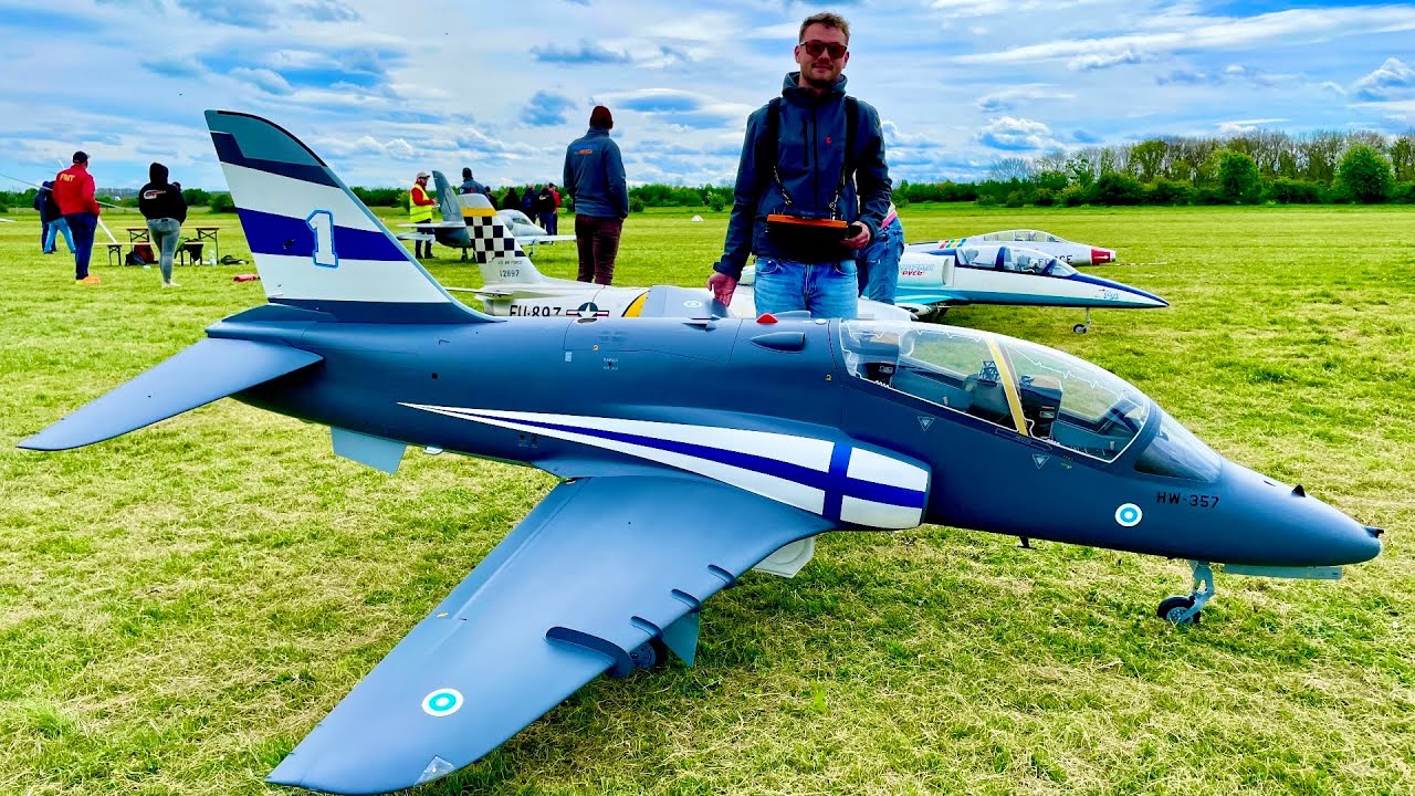 Giant RC BEA Hawk with JetCat Turbine | BVM Jets PNP Hawk Mk.51 „Midnight Hawk“ | Tomahawk-Aviation