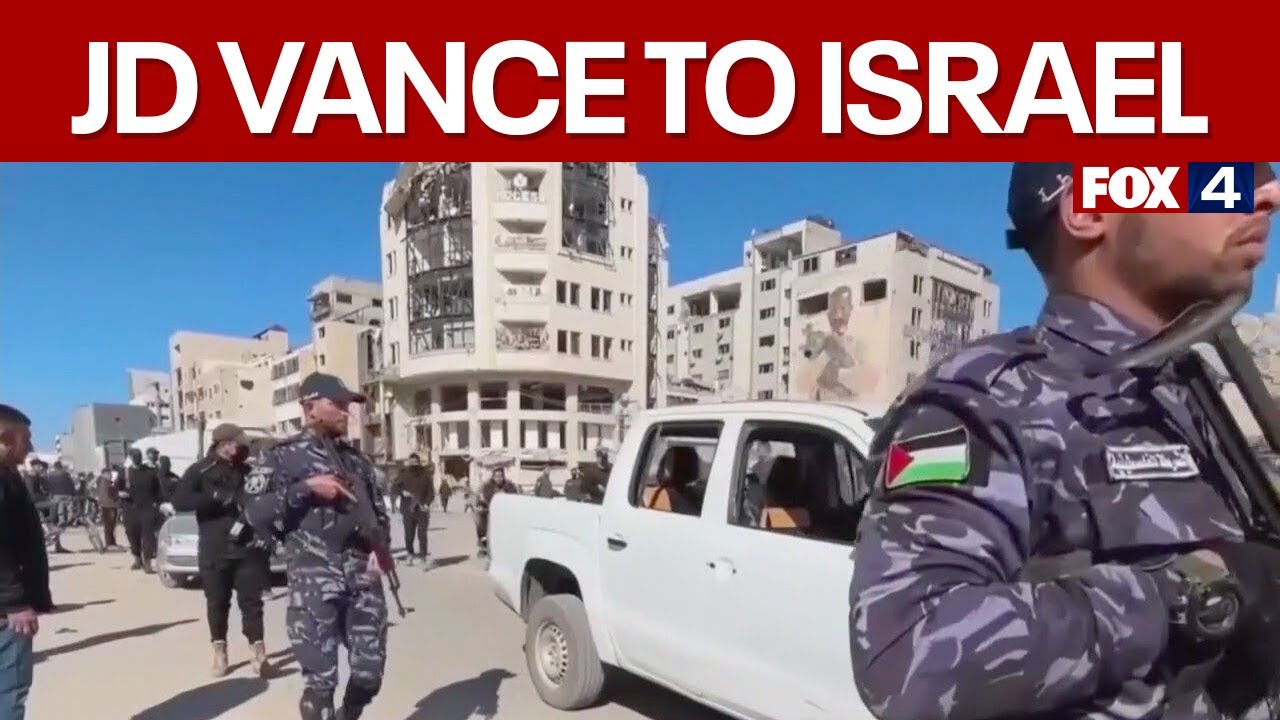 Vice President JD Vance in Israel for ceasefire in Gaza