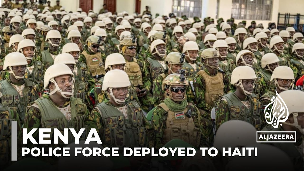 First group of Kenyan police force departs for Haiti to lead UN-backed mission