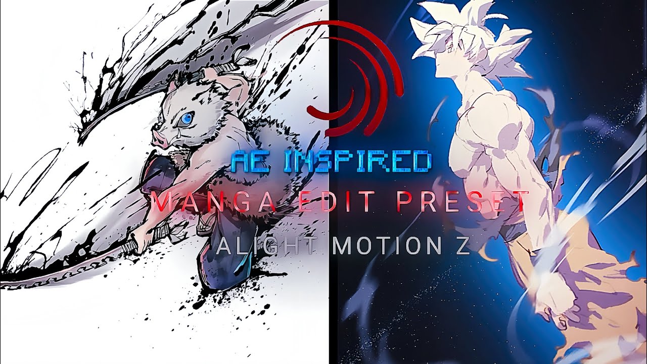 Top 5 Trending Manga Edit Preset's | Alight Motion