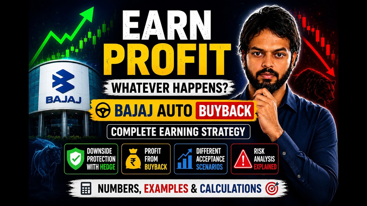 Bajaj Auto Buyback Strategy: Earn Profit Even If The Stock Falls?