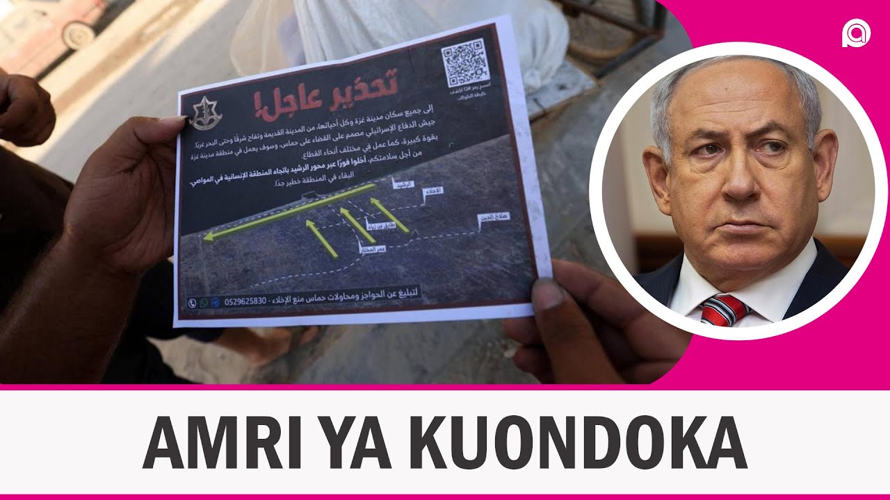 Vipeperushi vya Israel vyenye amri ya Wapalestina kuondoka Gaza vyazua hofu