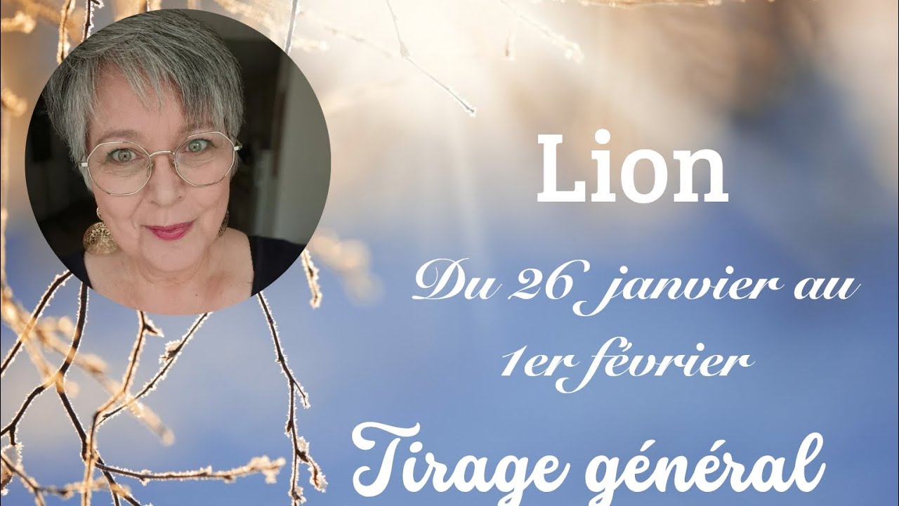 ♌ lion du 26 janvier au 1er février tirage général ✨ Après la pluie le soleil 🍀🌈🎁#guidance