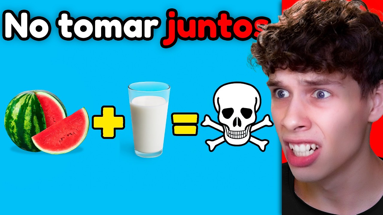 Comidas que NUNCA debes COMER JUNTAS