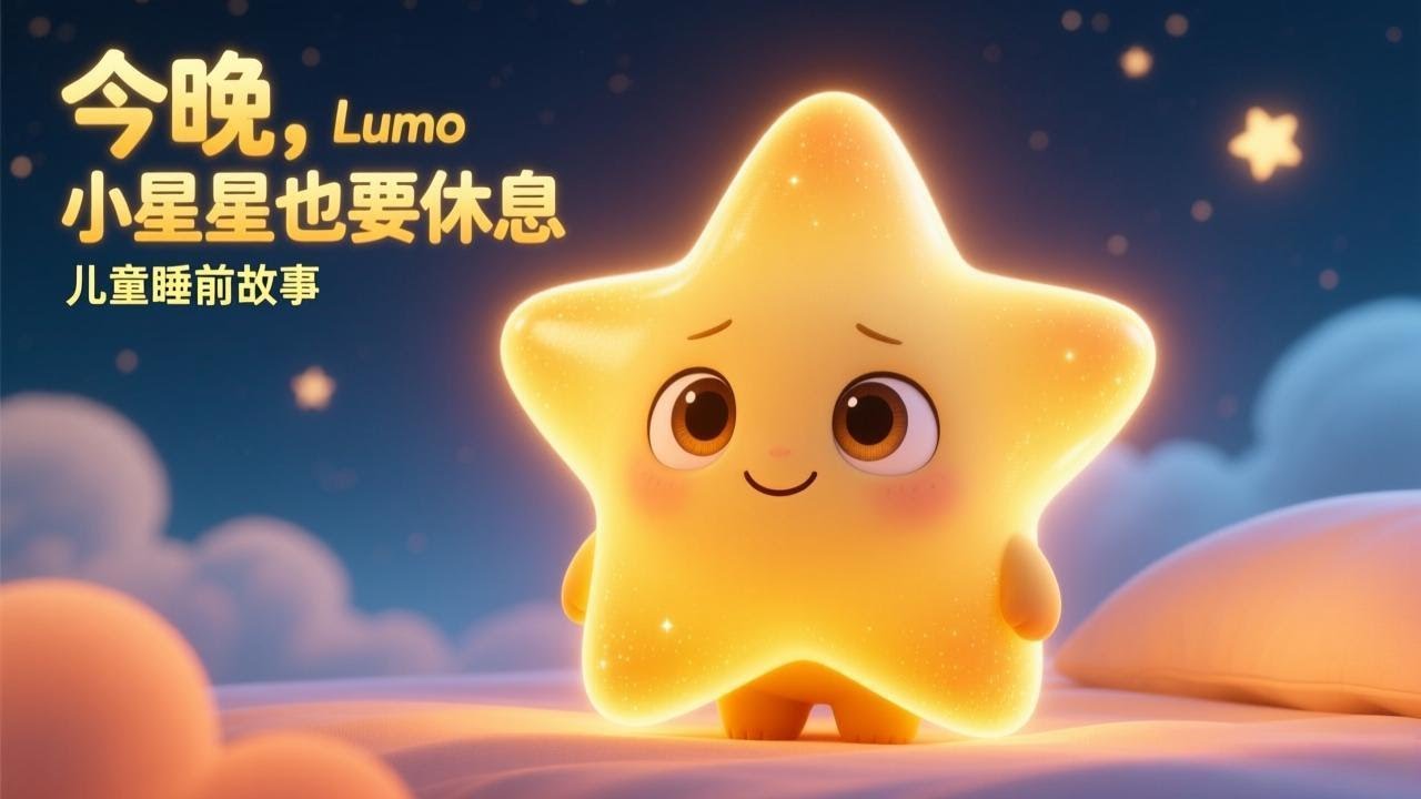 【睡前故事】今晚，小星星也要休息💤 🌟 ｜温柔月亮安抚绘本🌙｜儿童情绪管理故事｜Magical Kids Bedtime Story | A Star’s Adventure