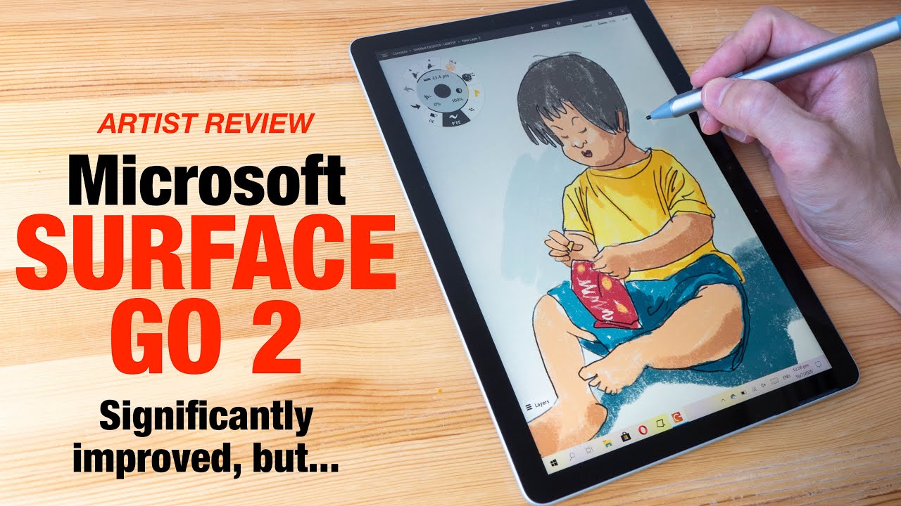 Artist Review: Microsoft Surface Go 2 (Intel Core m3-8100Y)