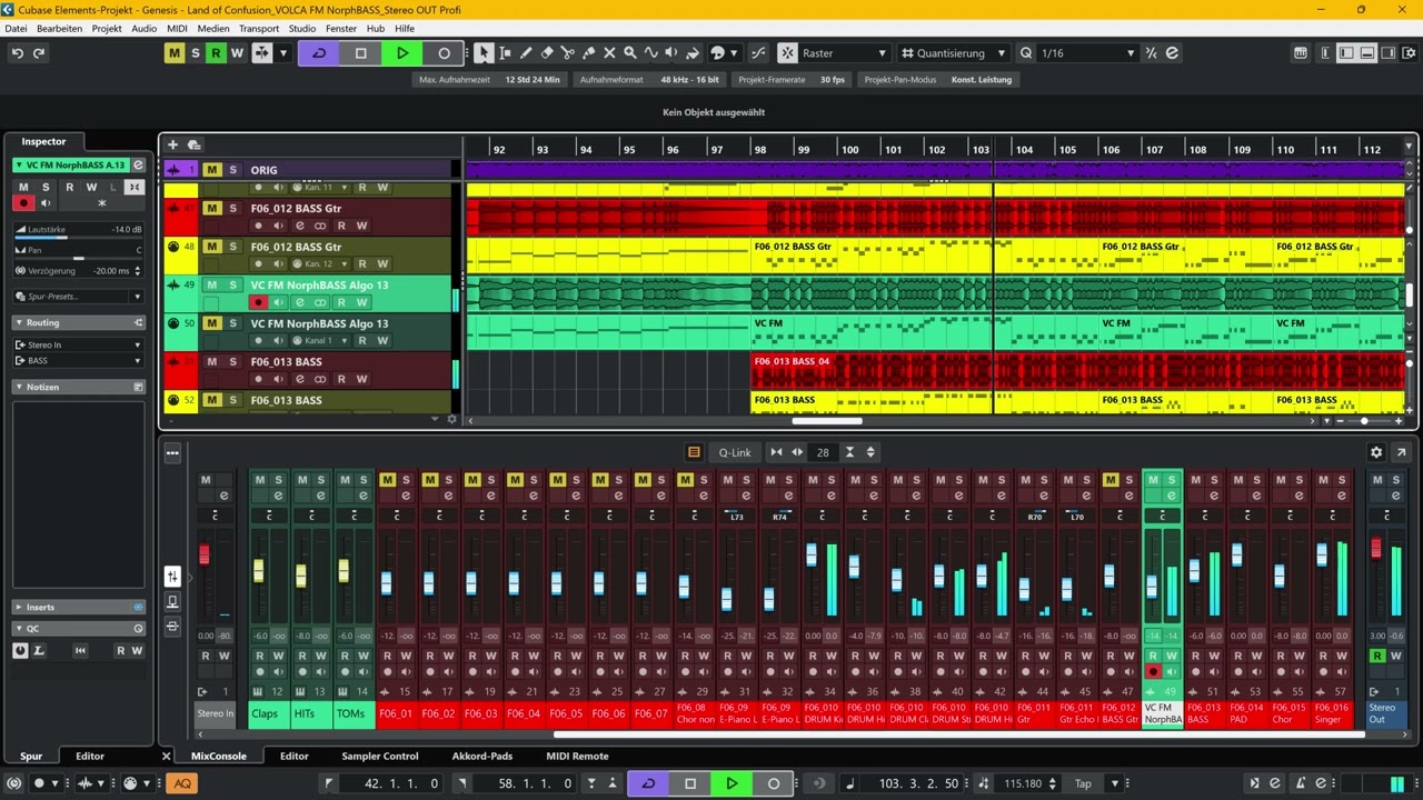 ROLAND Fantom 06 and VolcaFM plays GENESIS - Land of Confusion (06 -2025)
