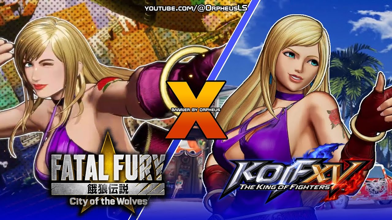 FATAL FURY CotW - B JENET gameplay comparison with KOF XV
