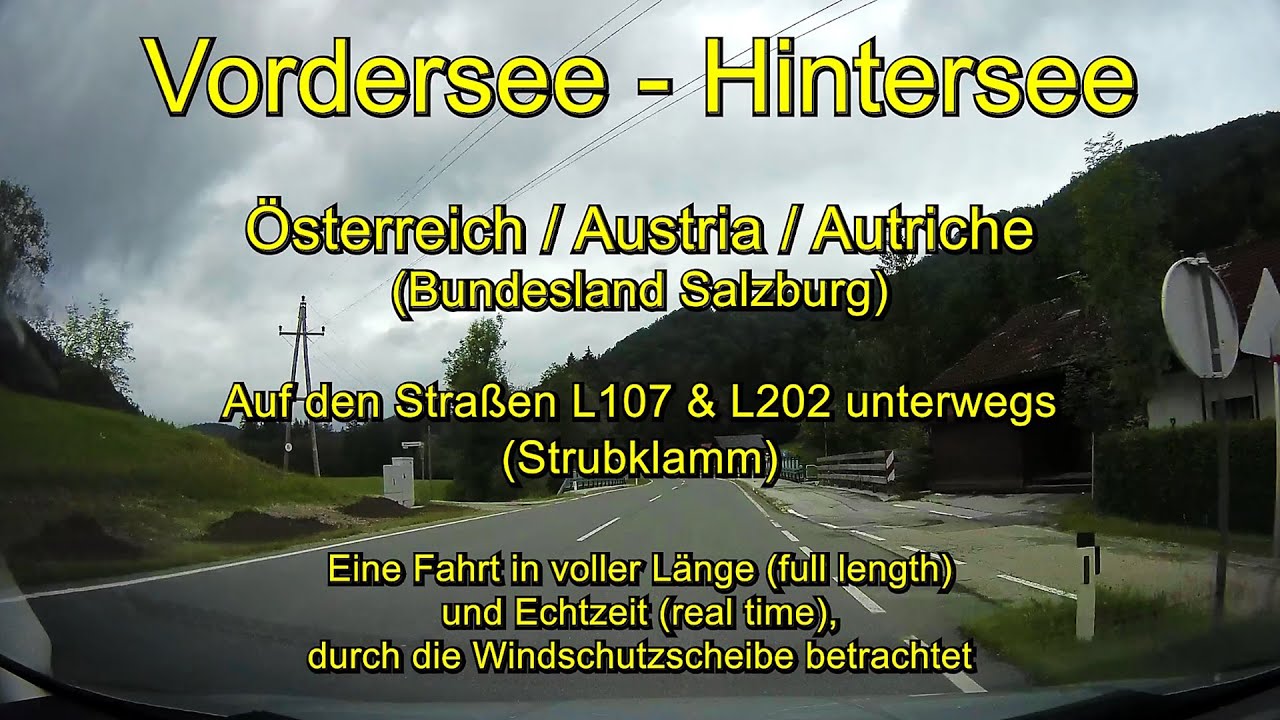 Vordersee – Hintersee / Österreich / Austria (Salzkammergut) – Full length / Real time