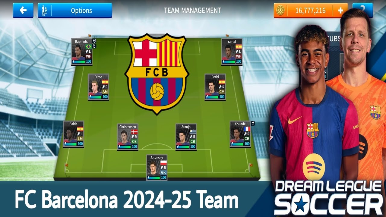 How To Create FC Barcelona 2024-25 Team in Dream League Soccer 2019