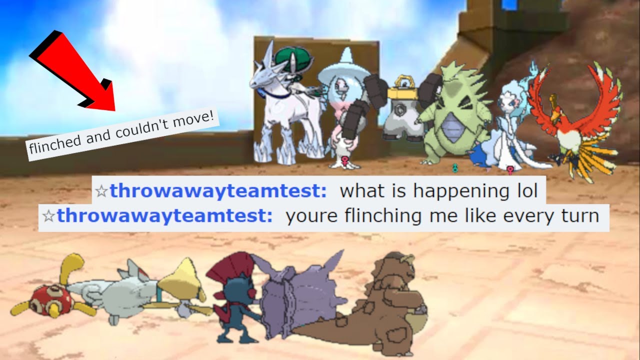 This is WHY you need to use a FLINCH team PART 2 - Pokemon Showdown Salt