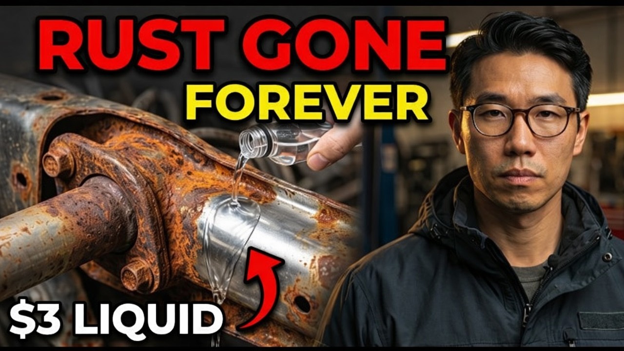 $3 Liquid KILLS ALL Rust. PERMANENTLY. No Mechanic. No Shop. BIG AUTO BURIED THIS.