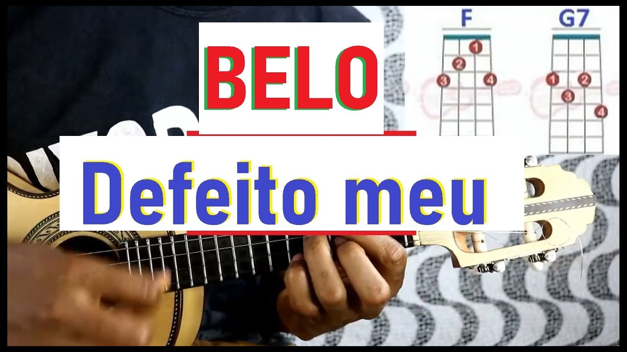 Cifras / Defeito meu / Belo -