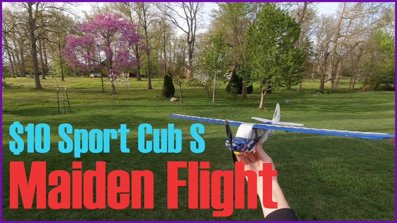 $10 Sport Cub S Repair + Maiden Flight